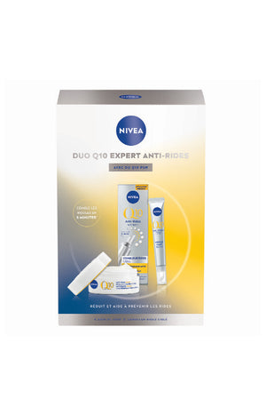 Coffret duo Q10 Anti-Rides Expert - Combleur instantané + soin de jour anti-rides et fermeté SPF 30
