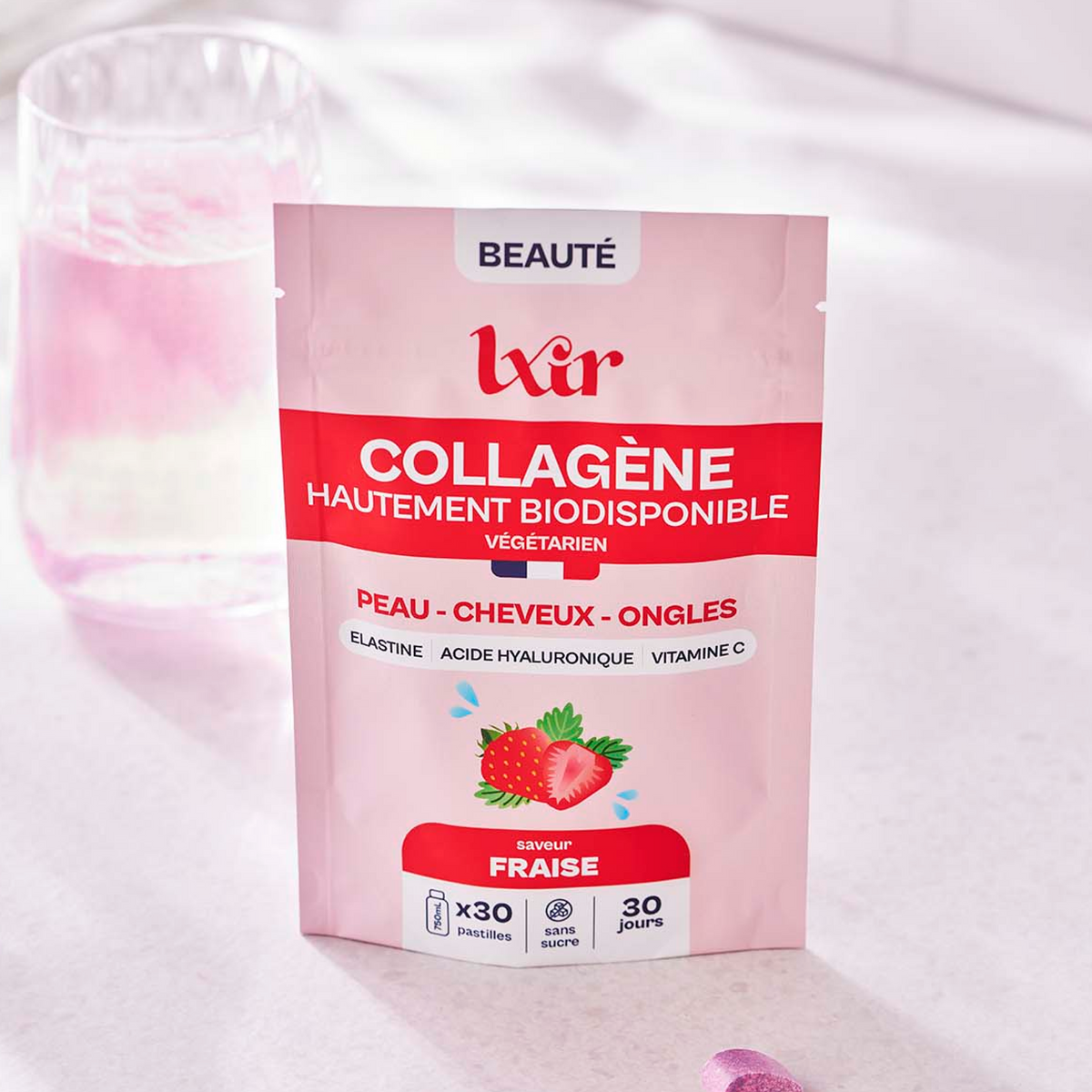 Sachet de 30 LXIR Collagène Fraise
