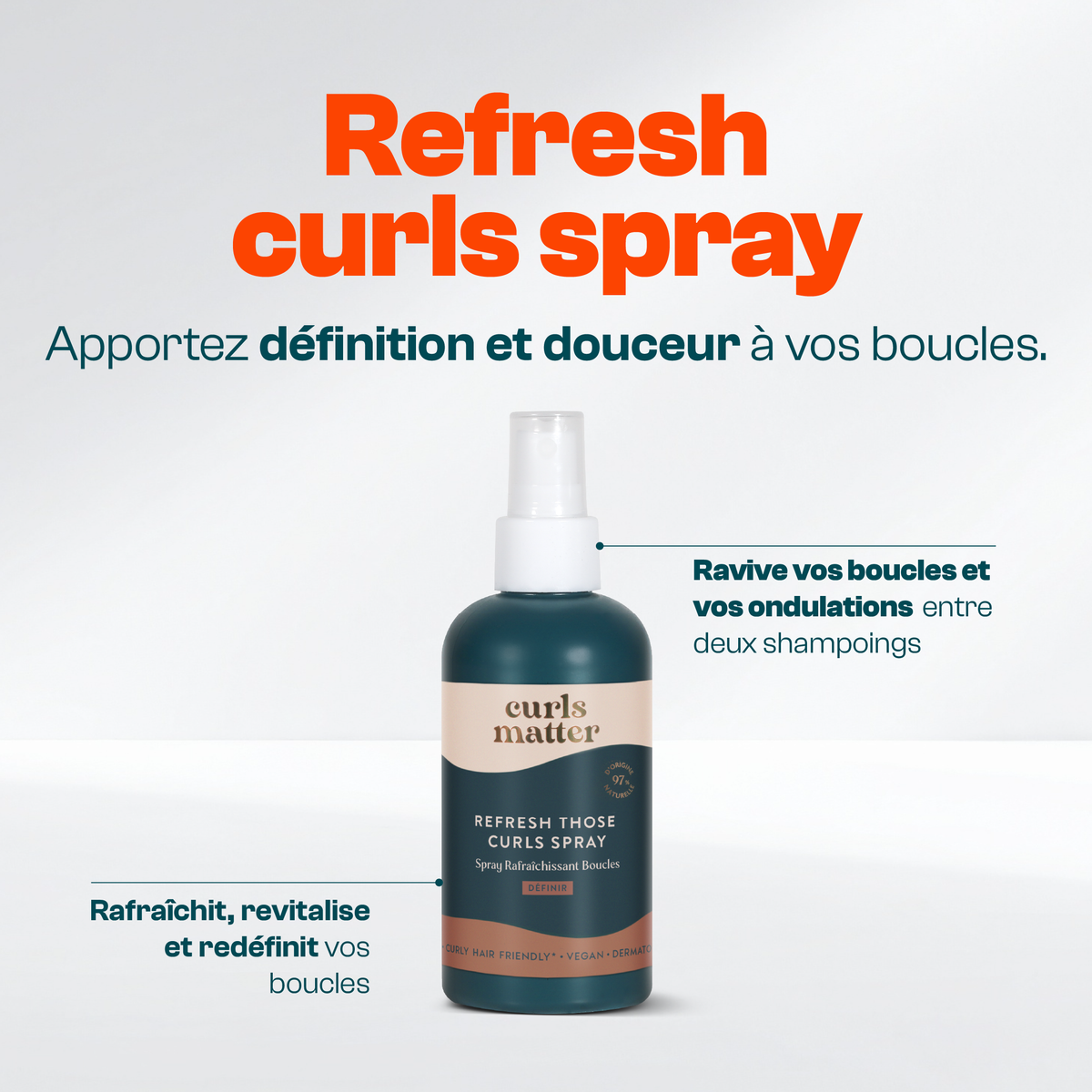 Spray Réactivateur de Boucles - Refresh Those Curls Spray - 200ml