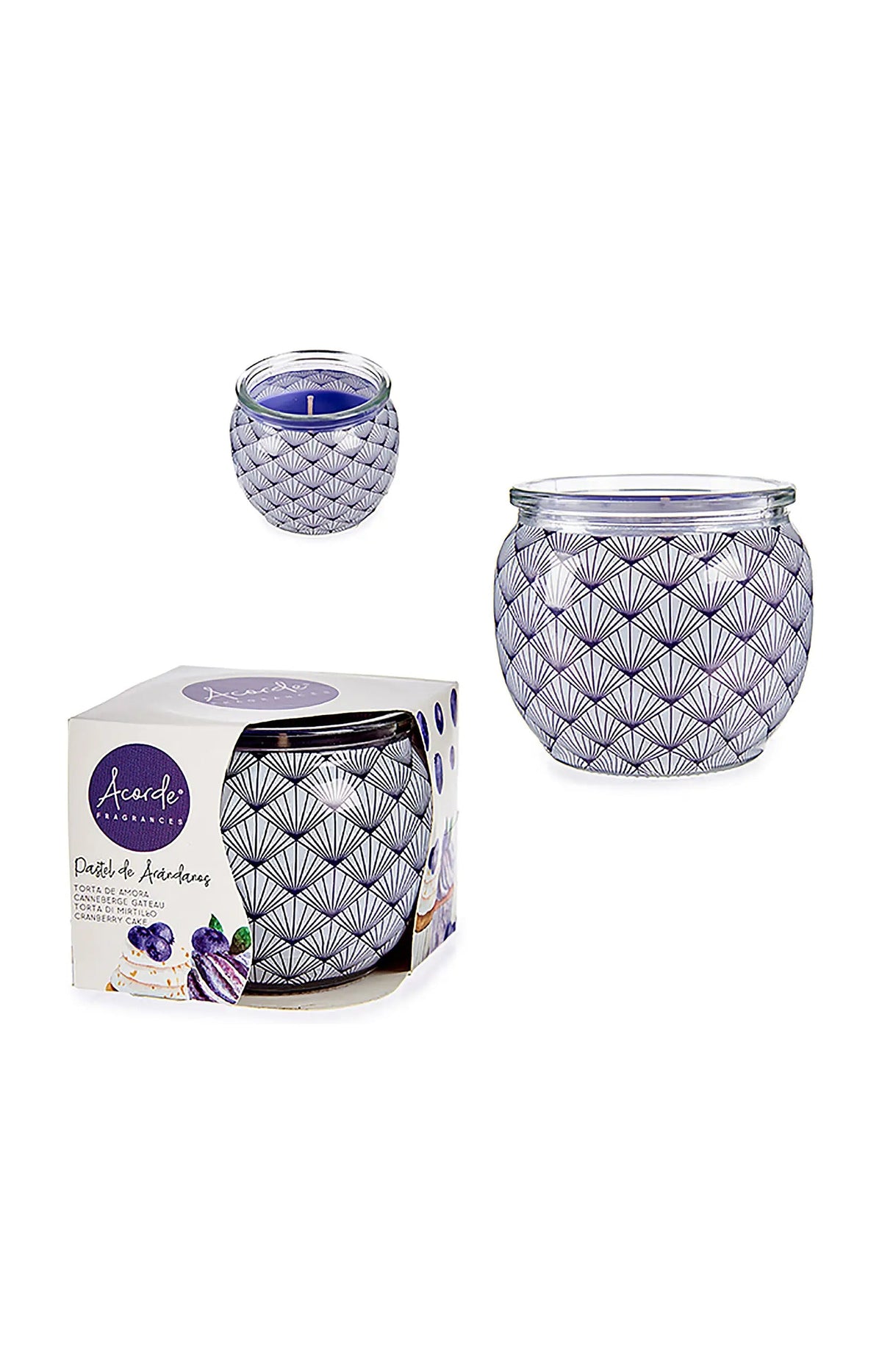 Bougie parfumée - Senteur tarte aux myrtilles