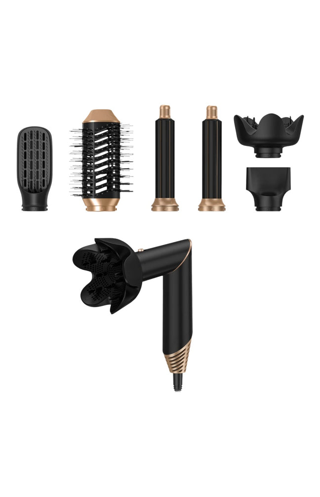 Sèche-cheveux 5-en-1 pliable - 3 températures