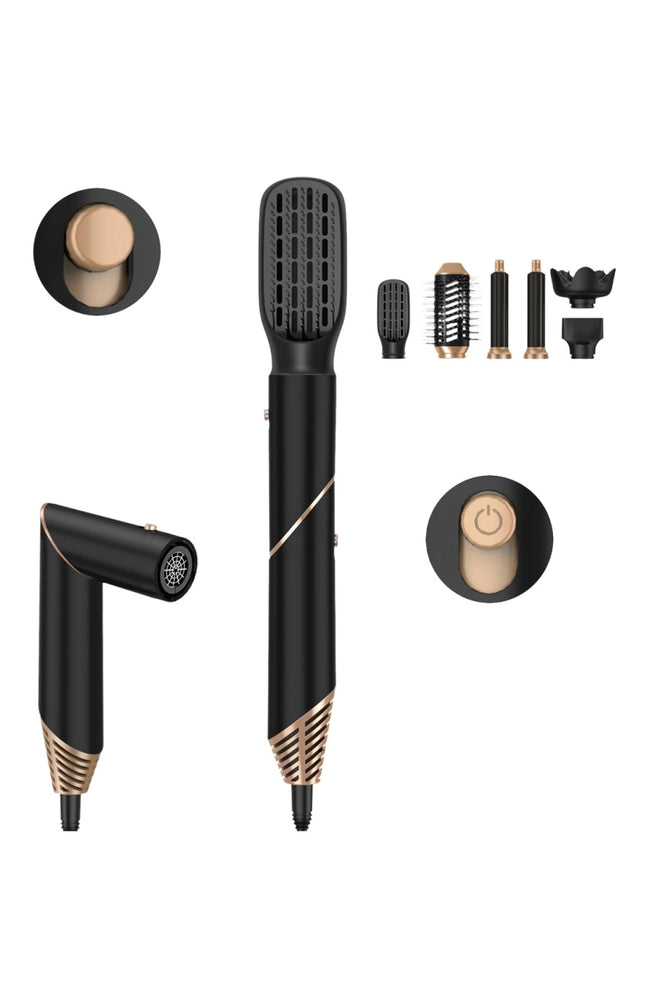 Sèche-cheveux 5-en-1 pliable - 3 températures