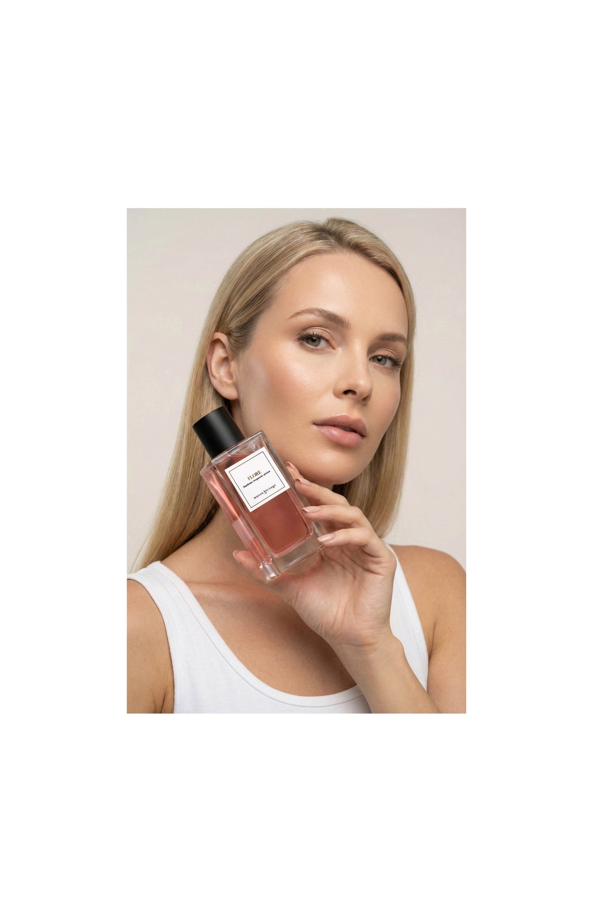 Coffret porte-clés doré Flore Eau de parfum - Floral fruité - Femme