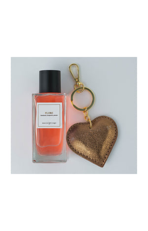 Coffret porte-clés bronze Flore Eau de parfum - Floral fruité - Femme