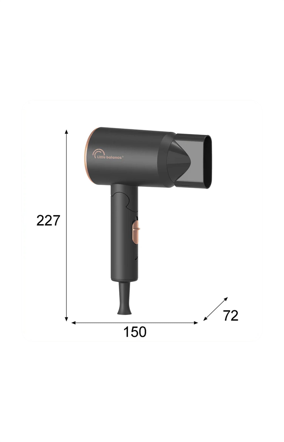 Sèche cheveux - Ionic Travel 1200