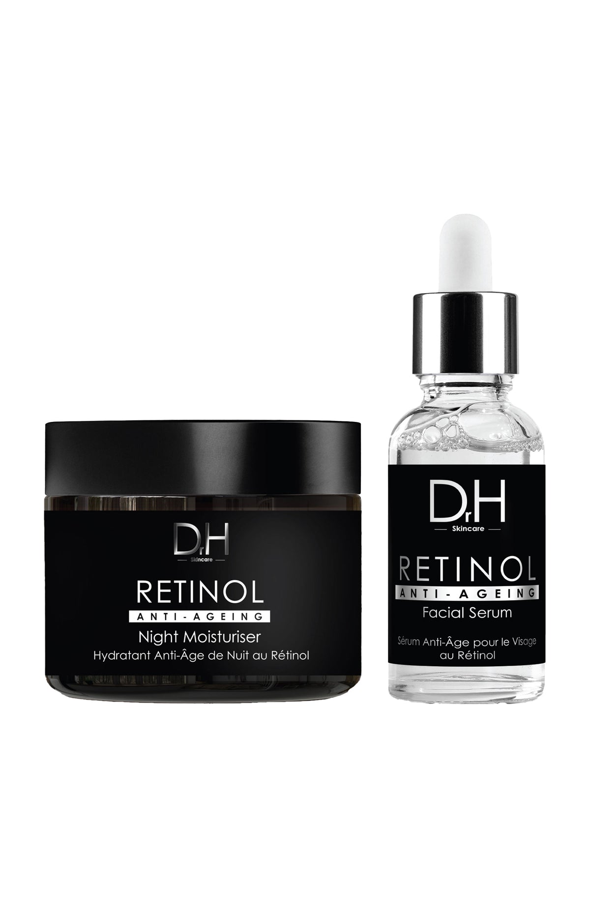 Crème de nuit & sérum anti-âge - Rétinol