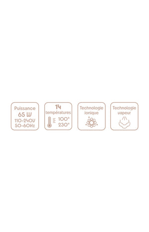 Lisseur vapeur - Steam Hair 230