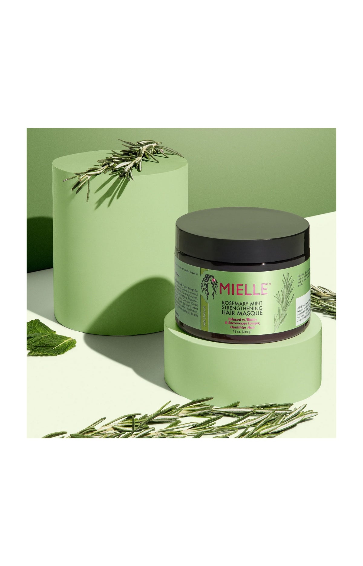 Masque capillaire fortifiant - Menthe & Romarin