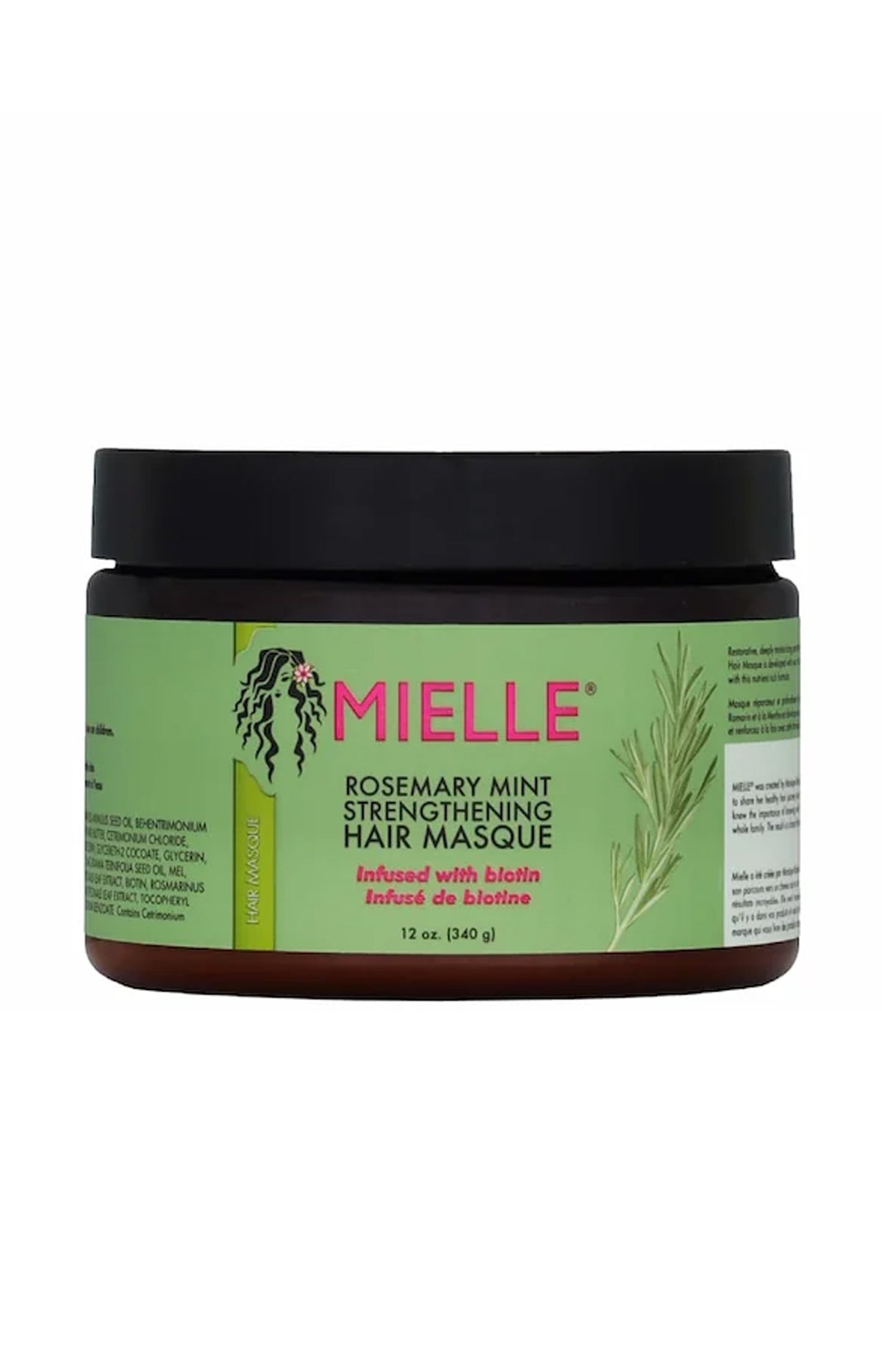 Masque capillaire fortifiant - Menthe & Romarin
