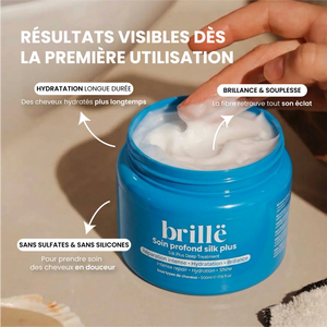 Masque Cheveux Abîmés Réparateur Sans Silicone - Kératine & Soie