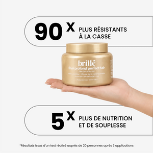 Masque capillaire réparateur pour cheveux secs et cassants