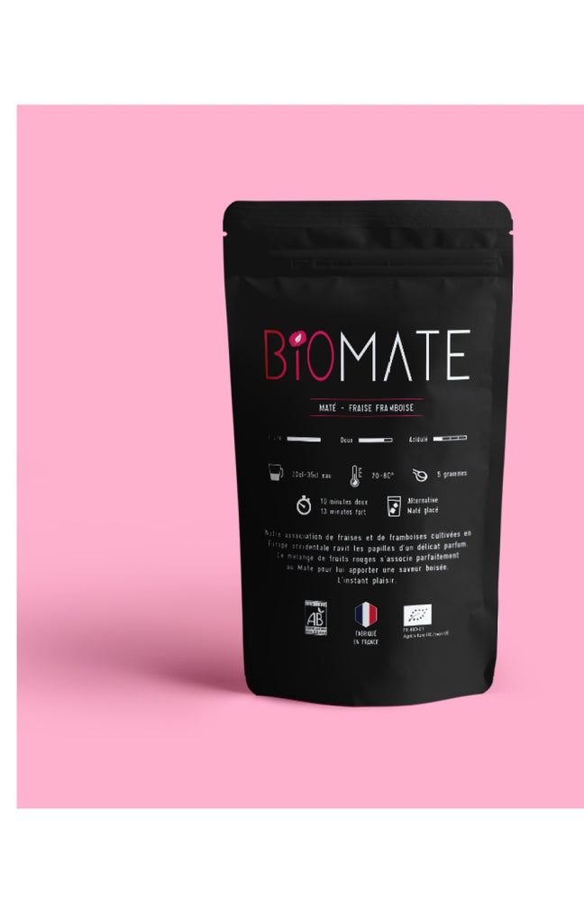 Maté fraise framboise bio - 50 g
