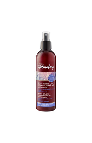 Spray démêlant doux sans rinçage - Glycérine, aloe vera & huile de coco bio - Cheveux bouclés, frisés & crépus - 250 ml