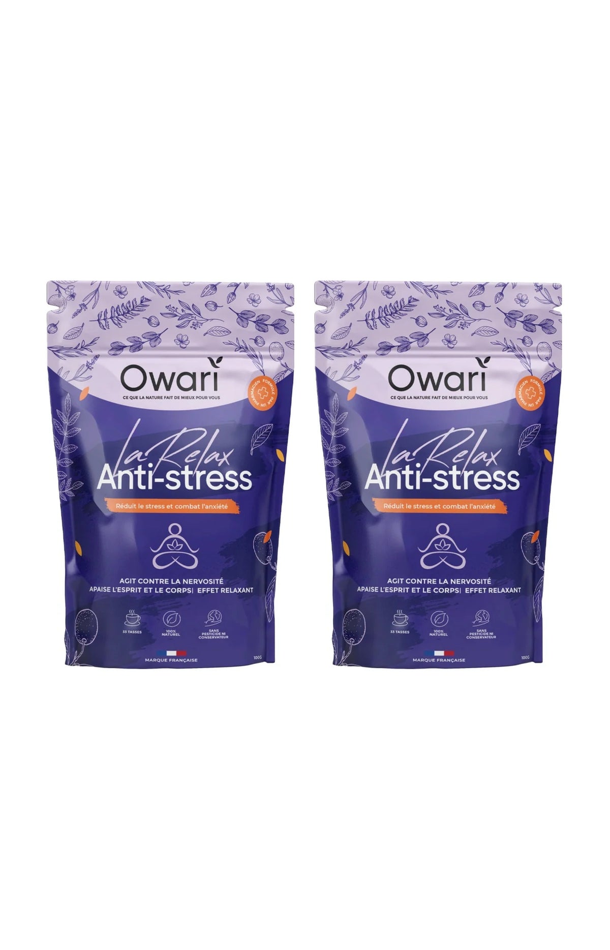 Infusion naturelle anti-stress - Relax - 1 mois