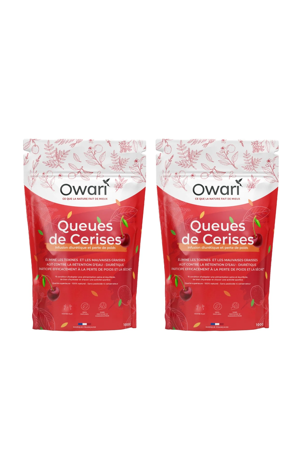 Tisane diurétique naturelle - Queues de cerises - 1 mois