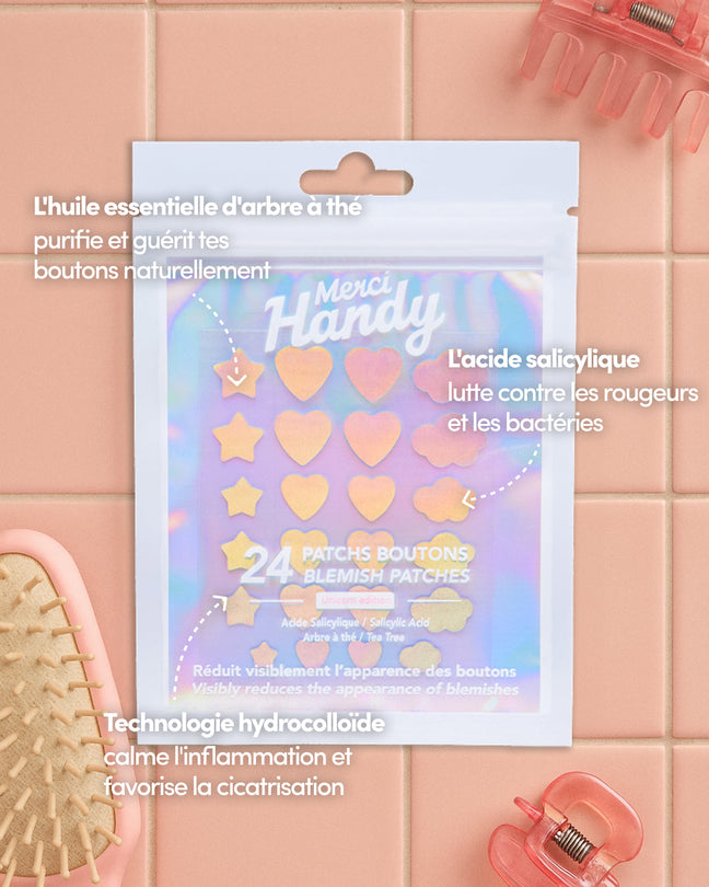 24 Patchs Boutons Unicorn Edition
