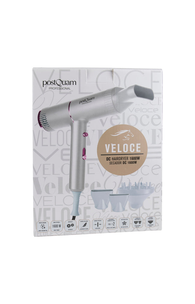 Sèche-Cheveux Veloce 1600W Moteur DC