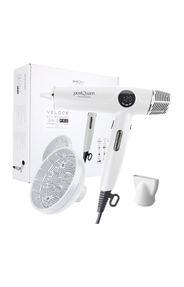 Sèche-Cheveux Veloce Slim BLDC Ionic Pro 110 000 tr/min