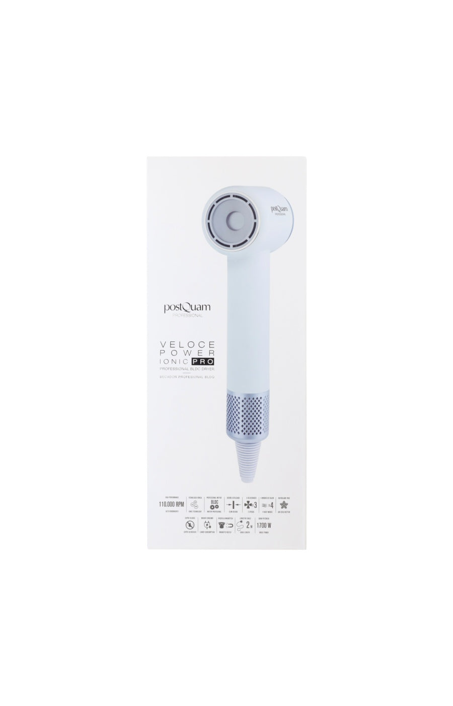 Sèche-Cheveux Veloce Ion BLDC Puissant