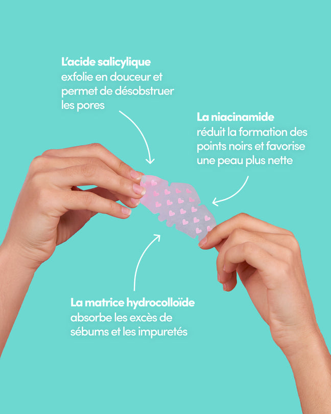 4 Patchs Nez Hydrocolloïdes