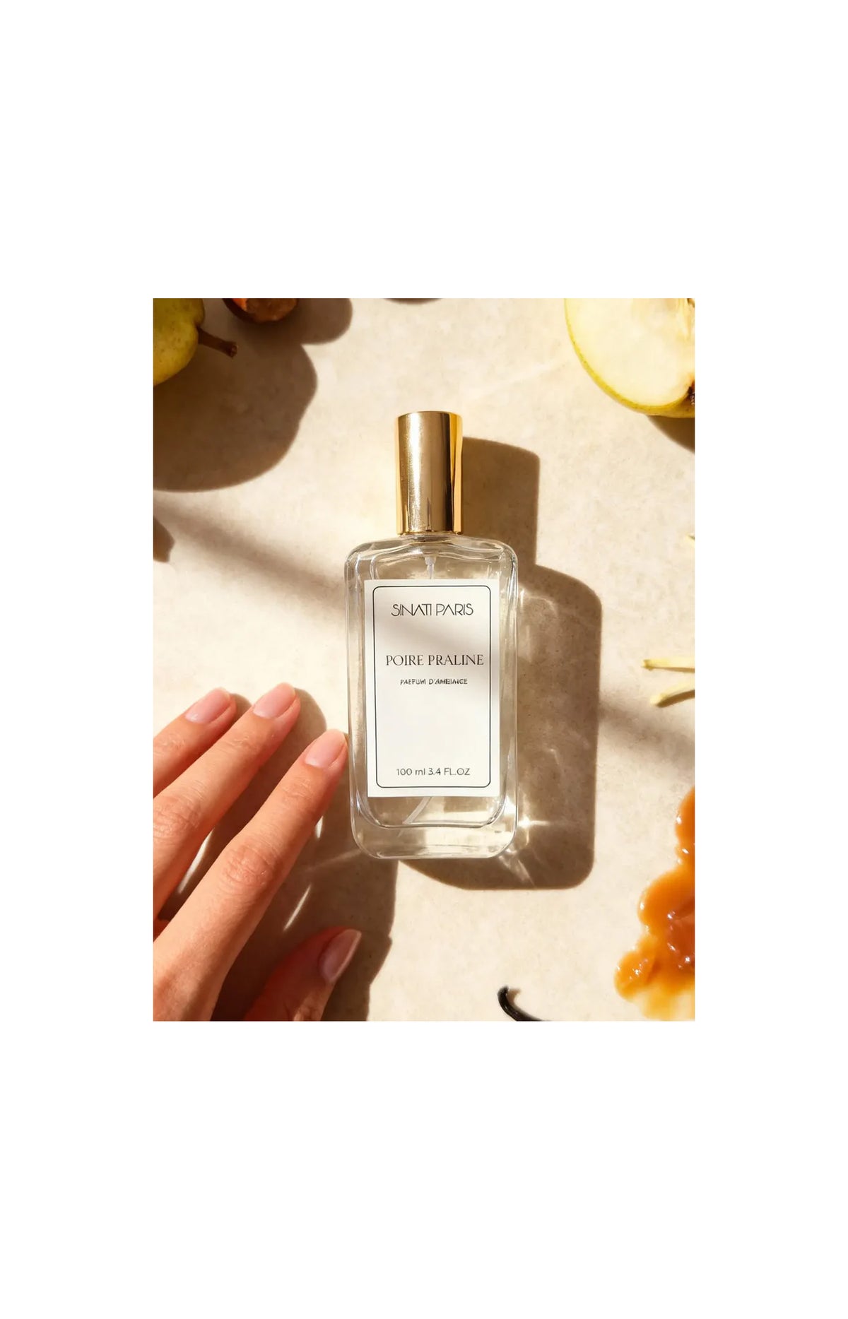 Parfum d'ambiance - Poire Praliné - Fruité gourmand
