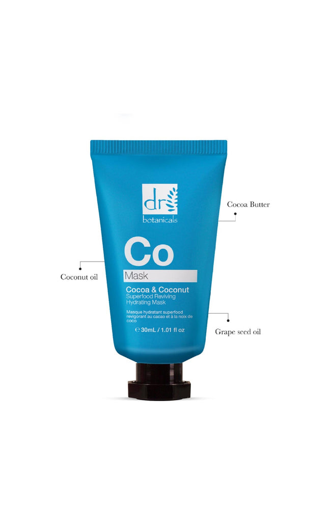 Masque revitalisant & nourrissant - Beurre de cacao & huile de coco - 30 ml