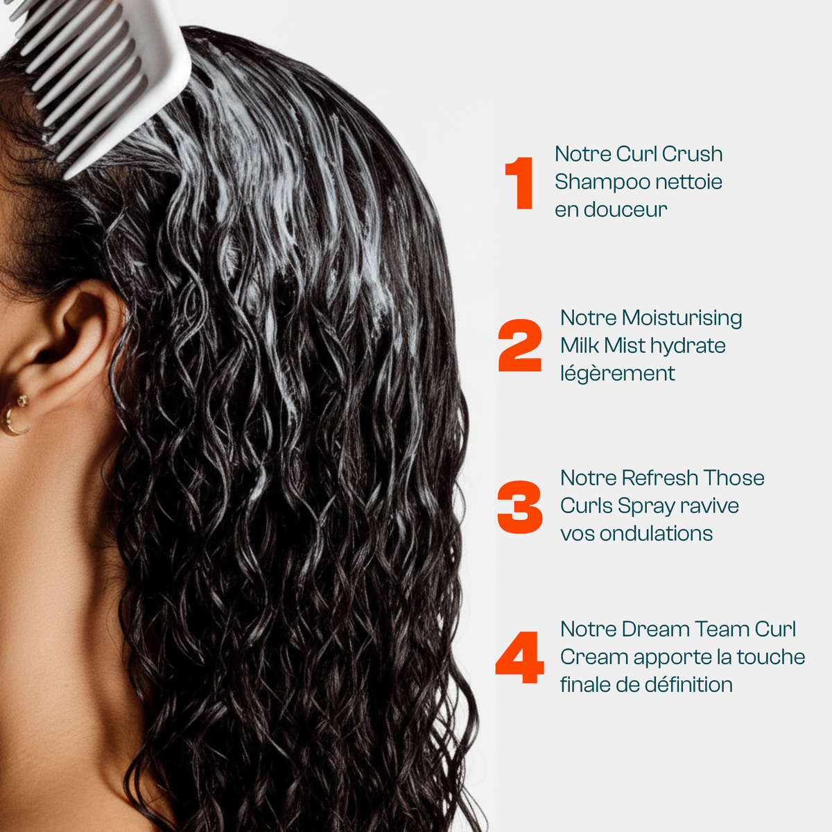 Routine Cheveux Ondulés - Curls Matter