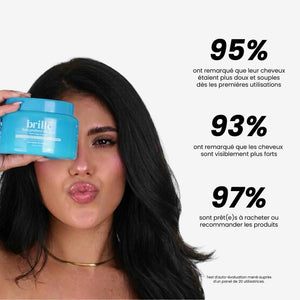 Masque Cheveux Abîmés Réparateur Sans Silicone - Kératine & Soie