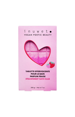 Tablette de bain effervescente - Fraise - 200 g