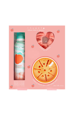 Coffret soin & accessoires de bain - Bubble Peach - Corps - 3 produits