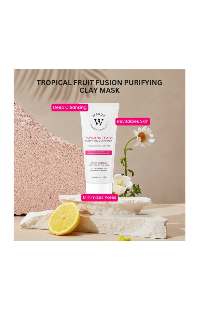 Masque à l'argile purifiant - Acide hyaluronique & niacinamide - 50 ml