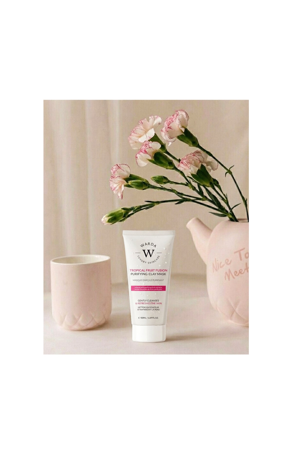 Masque à l'argile purifiant - Acide hyaluronique & niacinamide - 50 ml