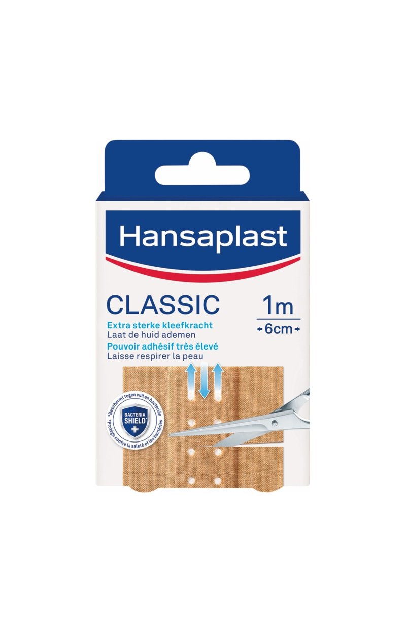 Bandes de pansements flexibles - Classic - 1 m x 6 cm
