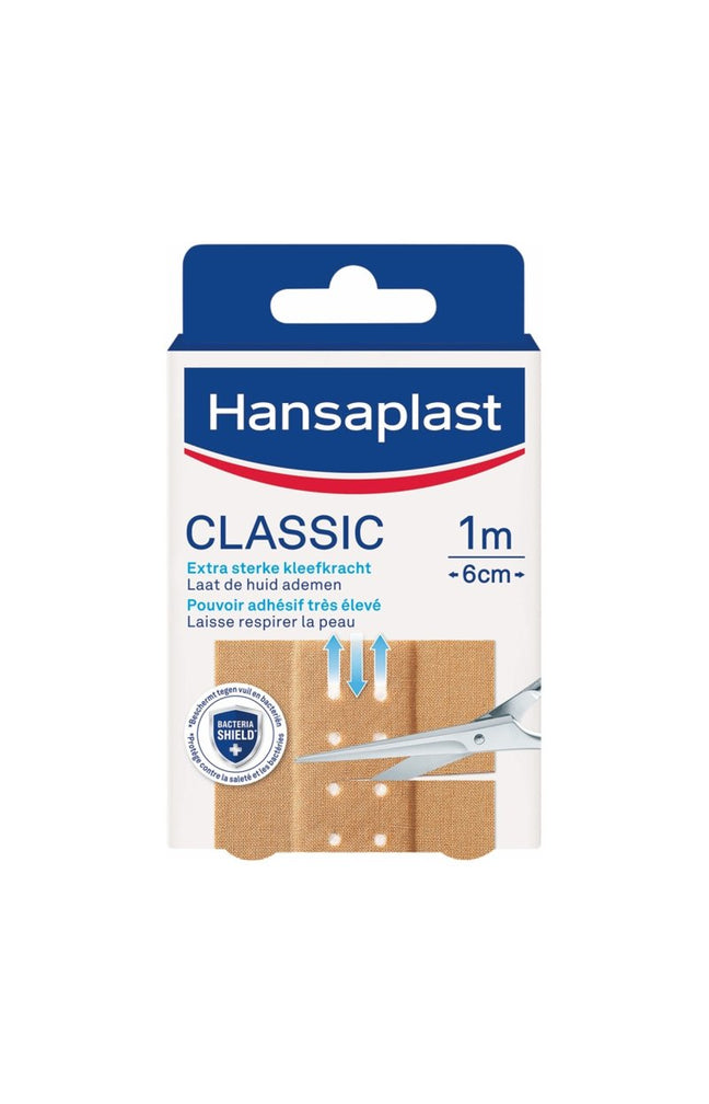 Bandes de pansements flexibles - Classic - 1 m x 6 cm
