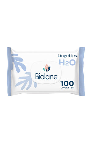 Lingettes nettoyantes à l'eau - Bébé - 100 unités