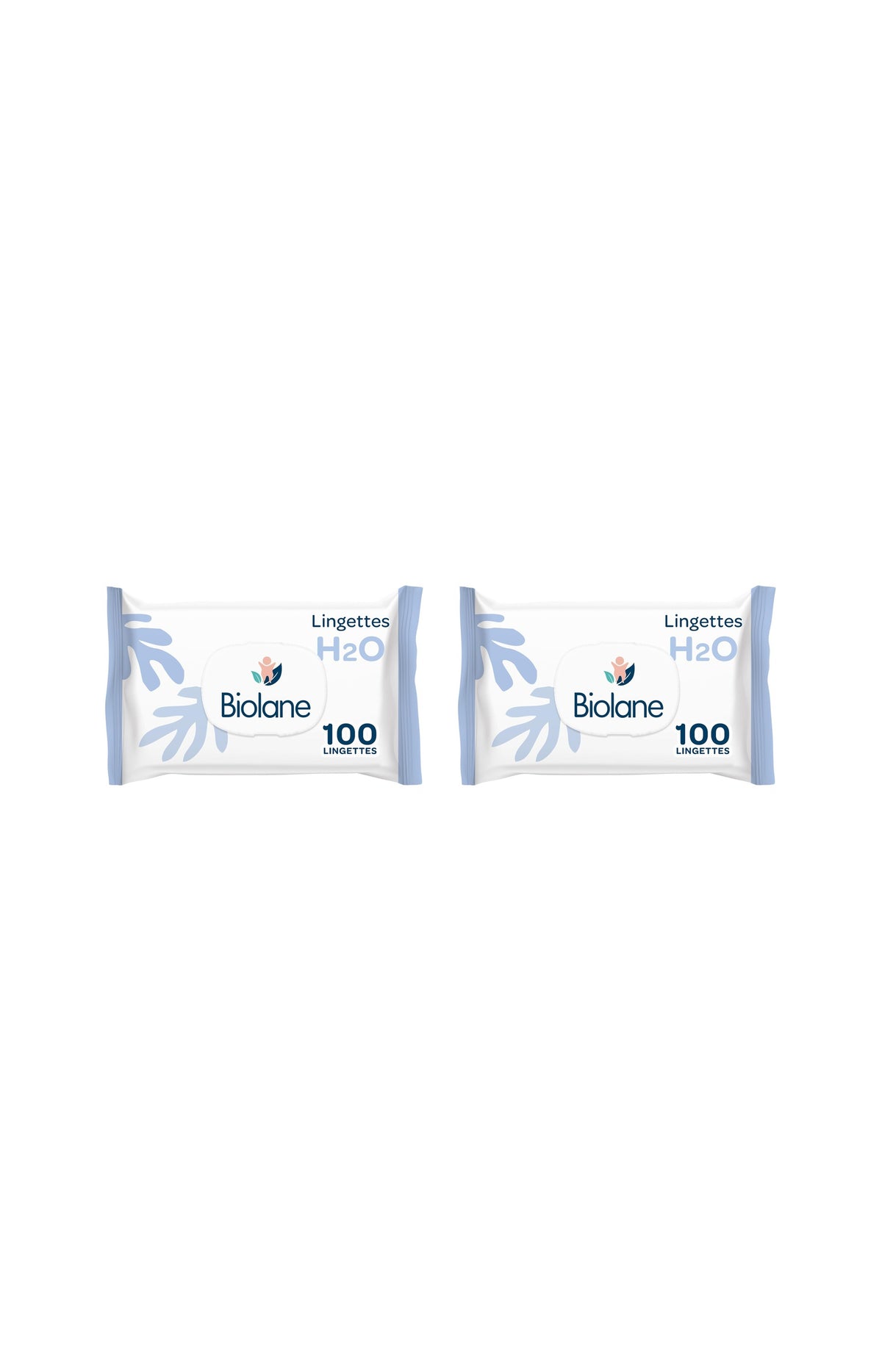 Lingettes nettoyantes à l'eau - Bébé - 2 x 100 unités