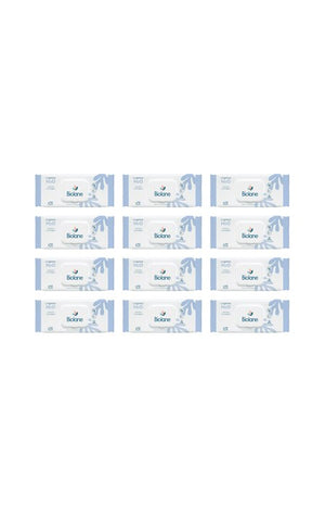 Lingettes épaisses H2O - Peaux sensibles - Bébé - 12 x 72 unités