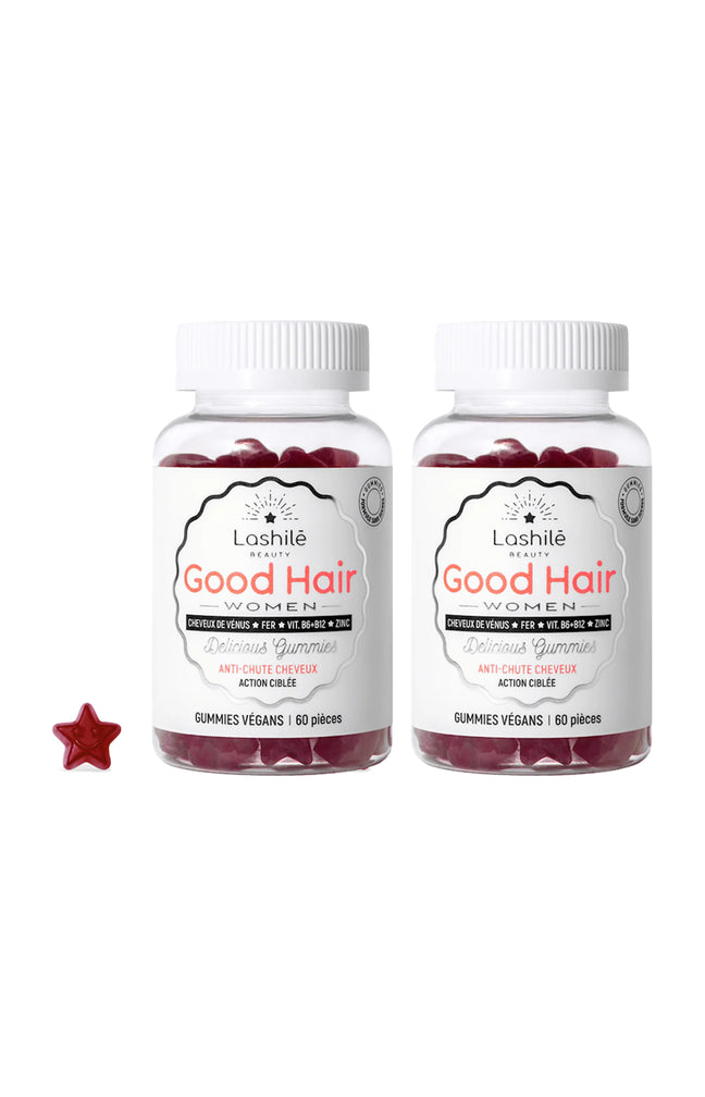 Gummies force des cheveux - Good Hair Women - Fruits rouges - 2 mois