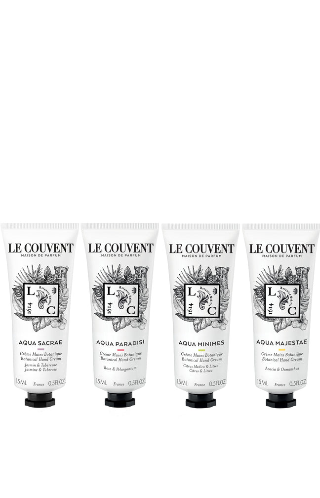 Crèmes mains hydratantes - 4 x 15 ml