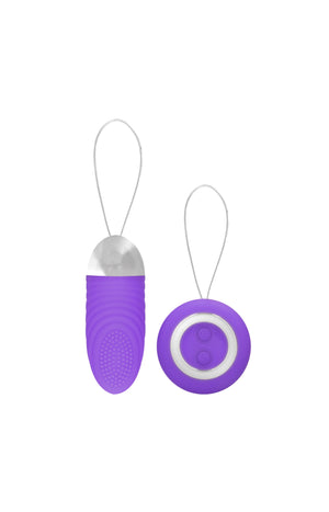 Œuf masturbateur avec télécommande - Violet
