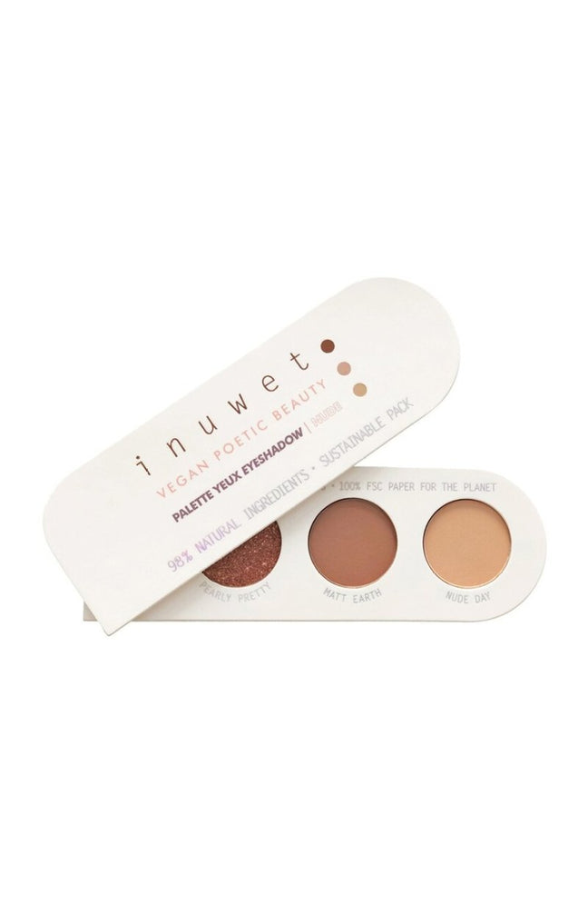 Palette de 3 ombres à paupières - Nude