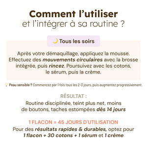 Nettoyant Visage au Curcuma avec brosse intégrée