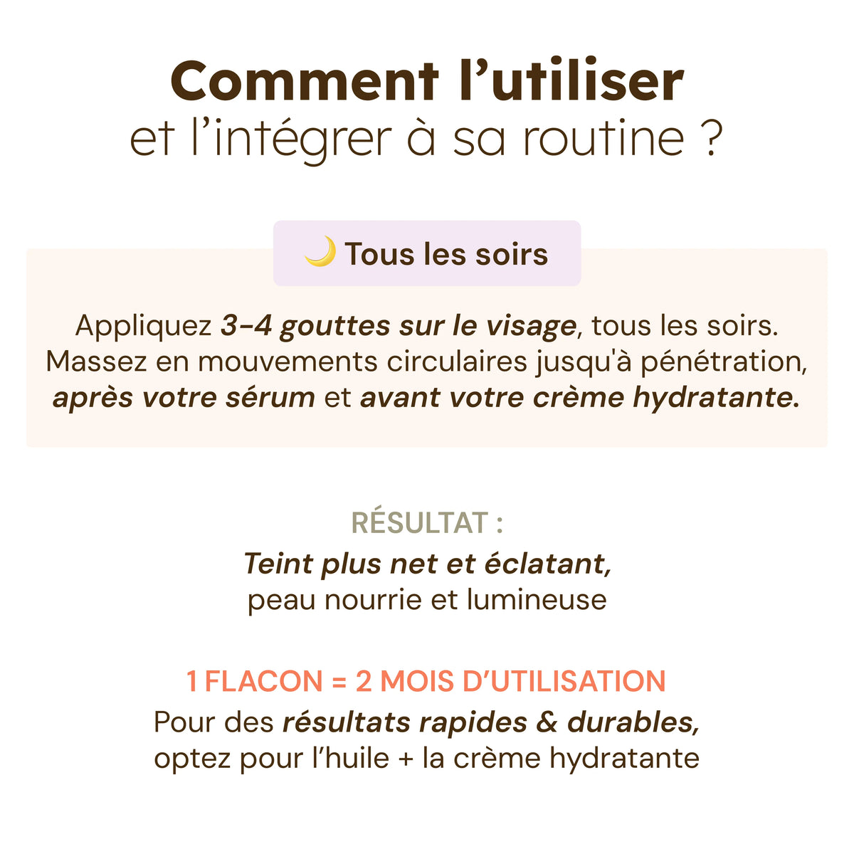 Huile Visage Nourrissante au Curcuma