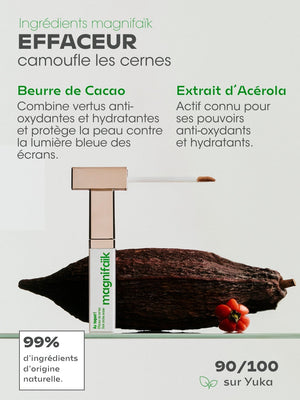 les propriétés de l'effaceur