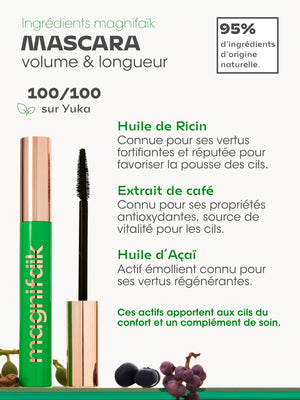 Ingrédients soin du mascara 