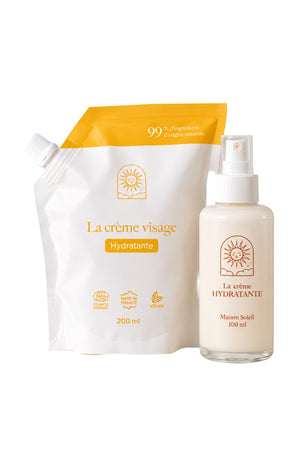 Crème visage hydratante bio & recharge
