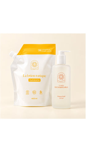 Lotion tonique hydratante bio & recharge