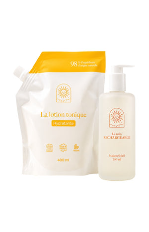 Lotion tonique hydratante bio & recharge