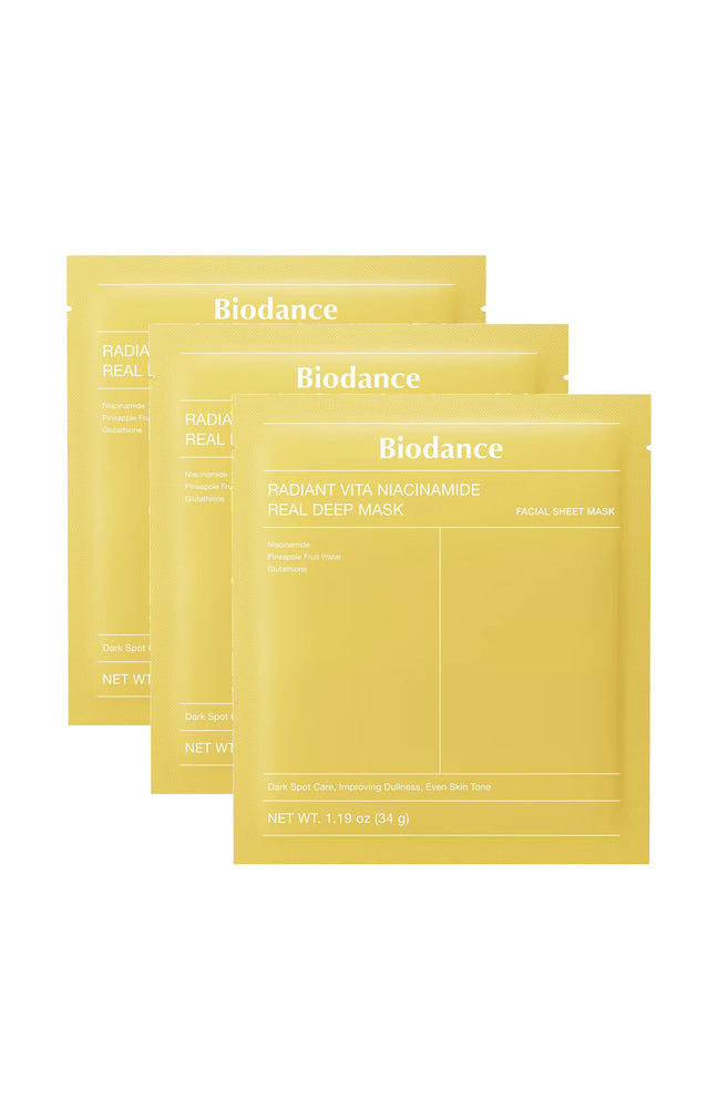 3 masques illuminateurs & unifiants - Niacinamide