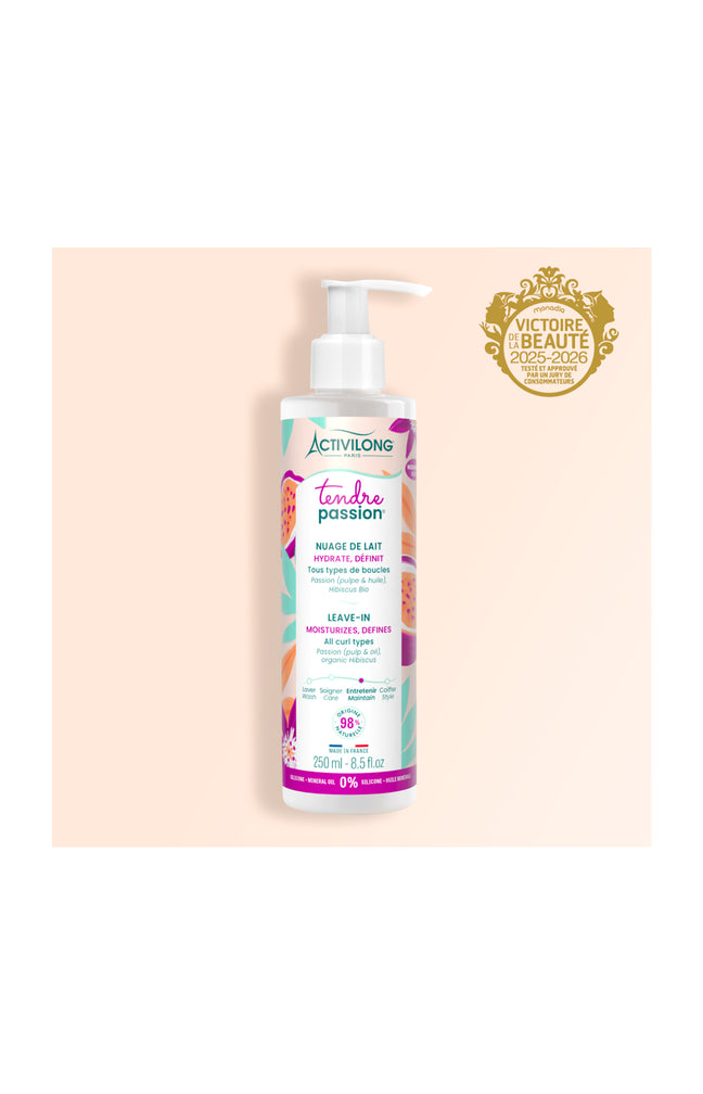 Soin sans rinçage - Nuage de lait - Cheveux bouclés